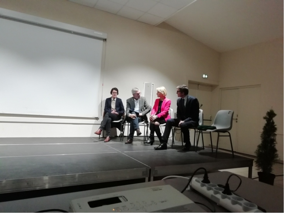 Charléne Renard, Jean Sellier, Véronique Louwagie et Laurent Marting